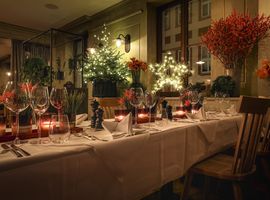 Weihnachtsmarkt-Atmosphäre, ideal für eine festliche Firmenfeier in München