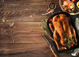 Goose prepared  according to a recipe by chef of the Pfistermühle restaurant.