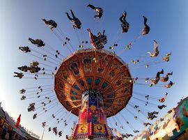 Karussell auf dem Oktoberfest München.