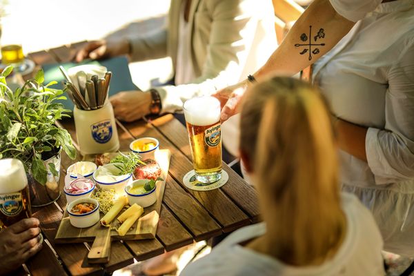 Beer and Brotzeit