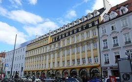 Munich delicatessen "Dallmayr", in the immediate vicinity of the Platzl Hotel.