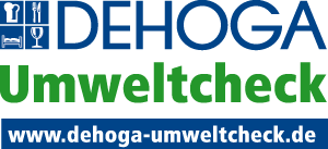 Umweltcheck-Logo für umweltfreundliche Meetings und Feierlichkeiten in München